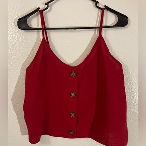 Timing Boutique Maroon Tank Women’s Medium